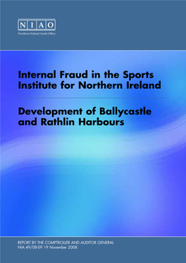 Development of Ballycastle and Rathlin Harbours Internal Fraud In