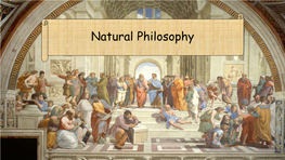 Natural Philosophy the Seven Sages