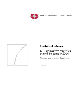 OTC Derivatives Statistics at End-December 2014