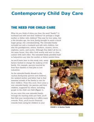 Contemporary Child Day Care