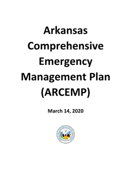Arkansas Comprehensive Emergency Management Plan (ARCEMP)