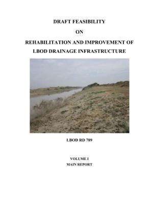 Draft Feasibility on Rehabilitation and Improvement of Lbod Drainage