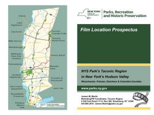 NYS Parks: Taconic Region Film Prospectus