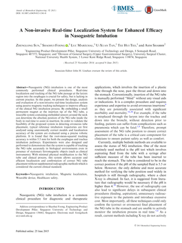 A Non-Invasive Real-Time Localization System for Enhanced Efficacy In