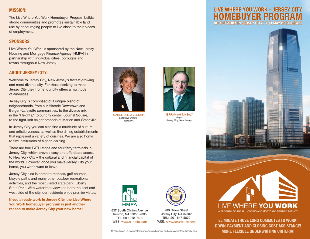 Jersey City Homebuyer Program