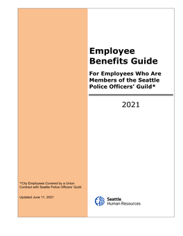 Employee Benefits Guide Document Is Available in a Larger Font