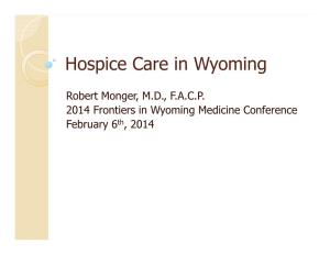 Hospice Care in Wyoming