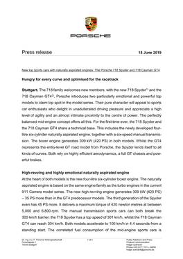 Press Release 18 June 2019