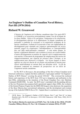 An Engineer's Outline of RCN History, Part