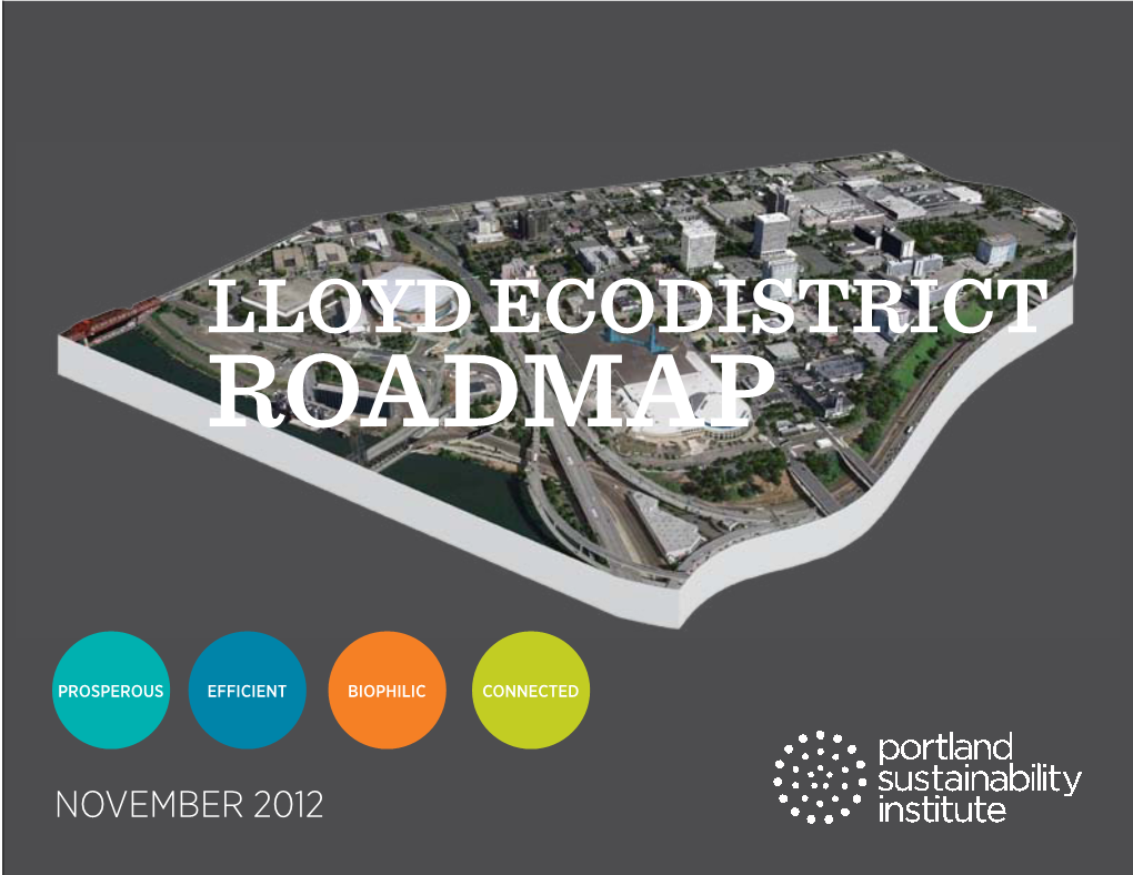 LLOYD Ecodistrict ROADMAP