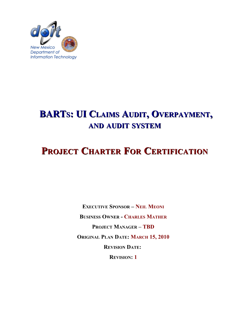 Barts: UI Claims Audit, Overpayment, and Audit System