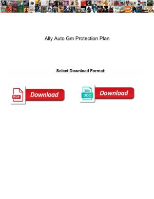 Ally Auto Gm Protection Plan