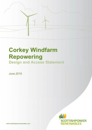 Corkey Windfarm Repowering Design and Access Statement