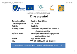 Cine Espaňol