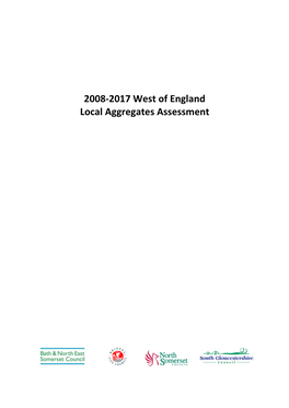 2008-2017 West of England Local Aggregate Assessment (LAA)