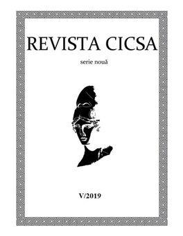 Revista CICSA Online, Serie Nouă, Anul V/2019