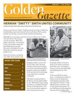 Golden Gazette, Department of Family Services