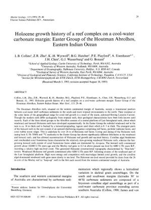 Holocene Growth History of a Reef Complex on a Cool-Water Carbonate Margin: Easter Group of the Houtman Abrolhos, Eastern Indian Ocean