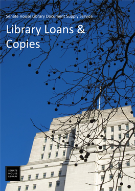 Library Loans & Copies