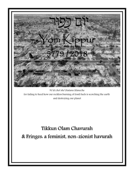 1-Yom Kippur Full Day Supplement 2018 Draft