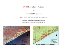 DRAFT Desired Future Conditions for Jonvik/CRSP Project Area North