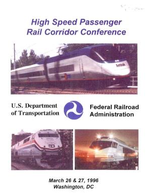 High Speed Passenger Rail Corridor Conference