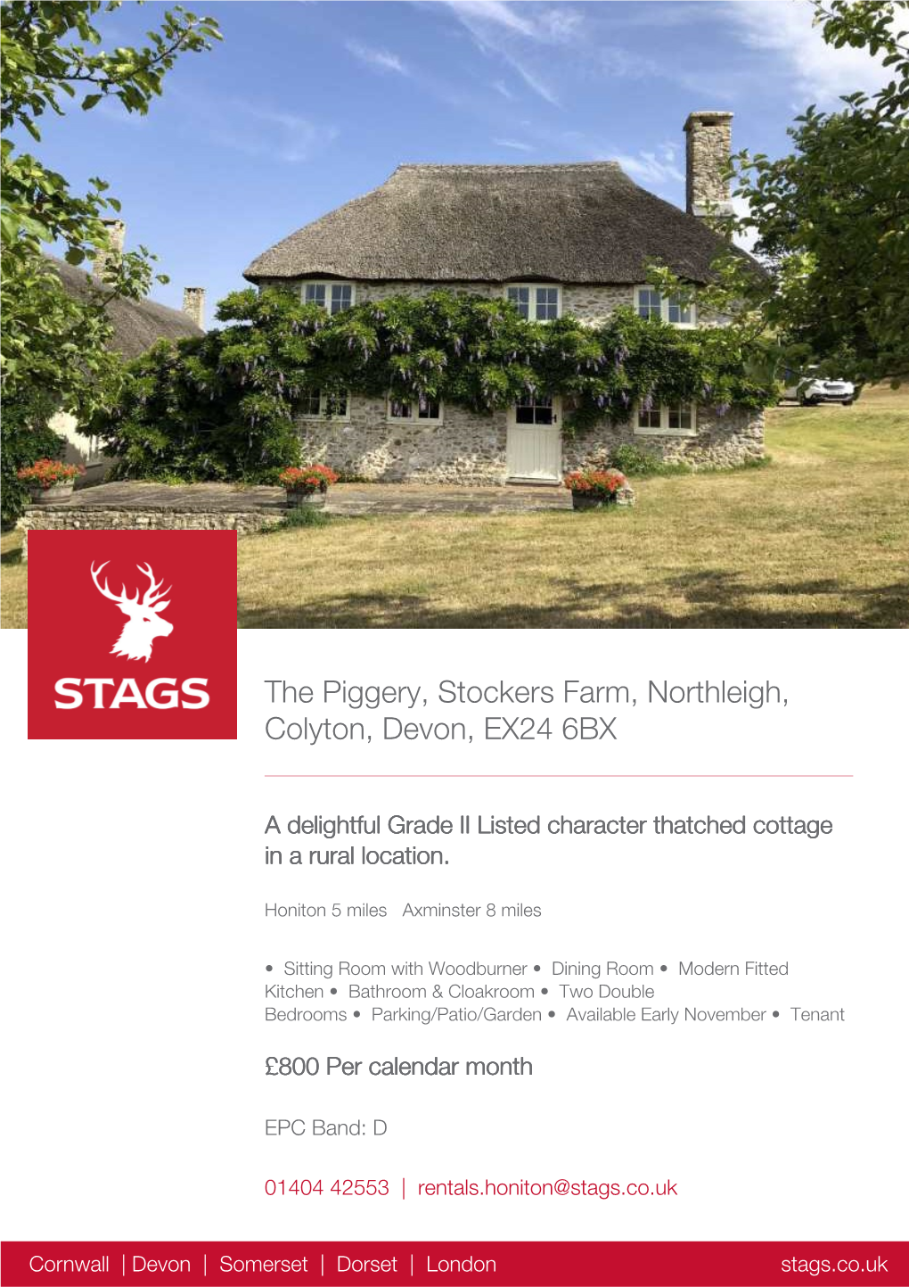 The Piggery, Stockers Farm, Northleigh, Colyton, Devon, EX24 6BX