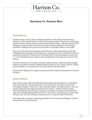 Harrison Co Fact Sheet