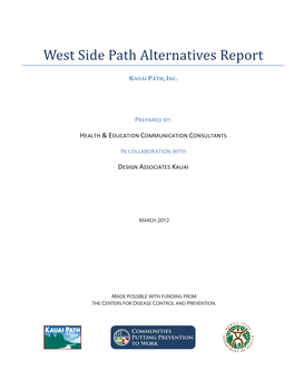 West Side Path Alternatives Report