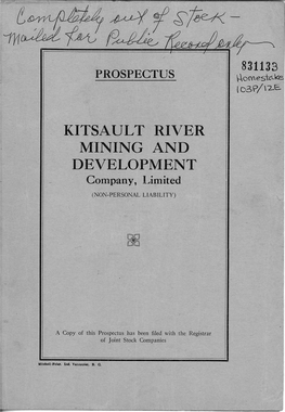 KITSAULT RIVER MINING and DEVELOPMENT Company, Limited