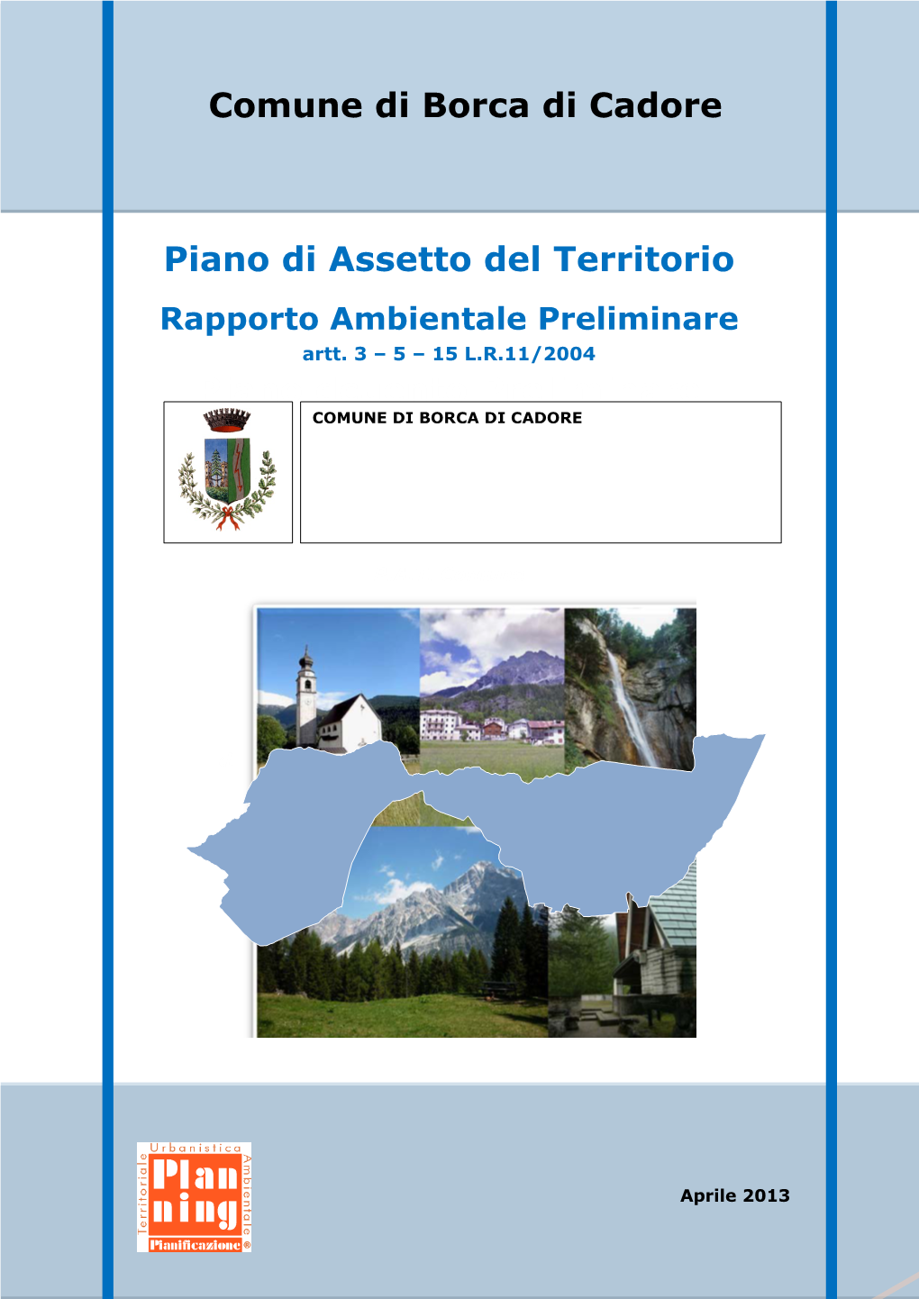 Piano Di Assetto Del Territorio Piano Dcuento Preliminare Comune Di