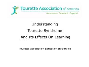 Understanding Tourette Syndrome and Its Effects on Learning