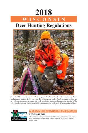 2018 Deer Hunting Regulations