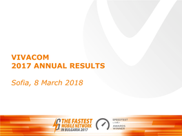 VIVACOM 2017 Results Presentation