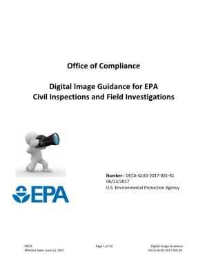Digital Image Guidance for EPA Civil Inspections and Investigations