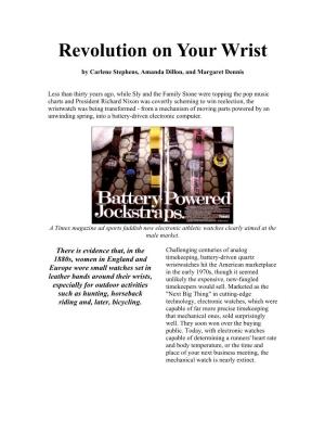 Revolution on Your Wrist