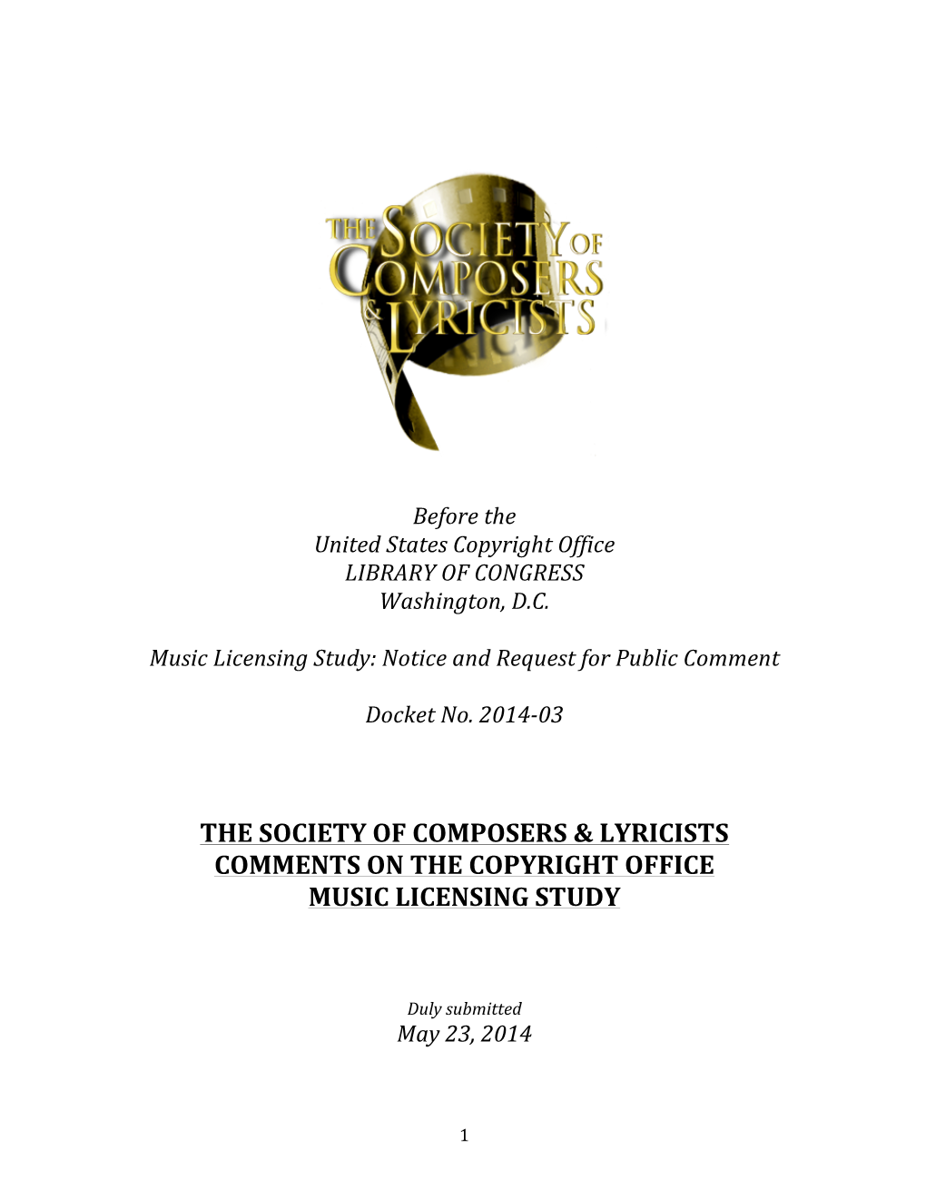 Society of Composers and Lyricists