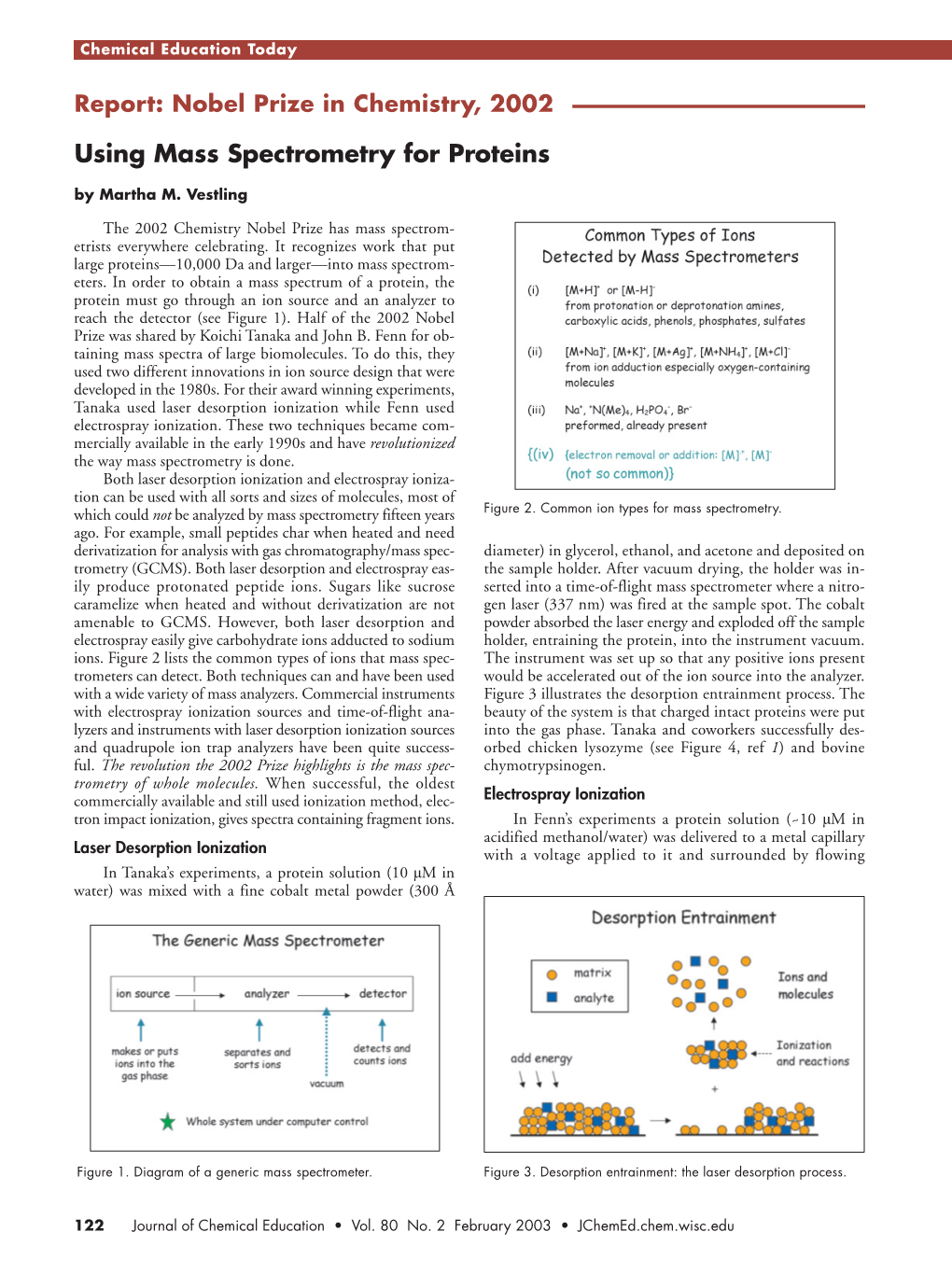 Using Mass Spectrometry for Proteins by Martha M