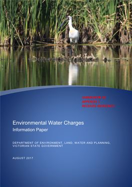 Environmental Water Charges Information Paper