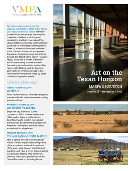 Art on the Texan Horizon