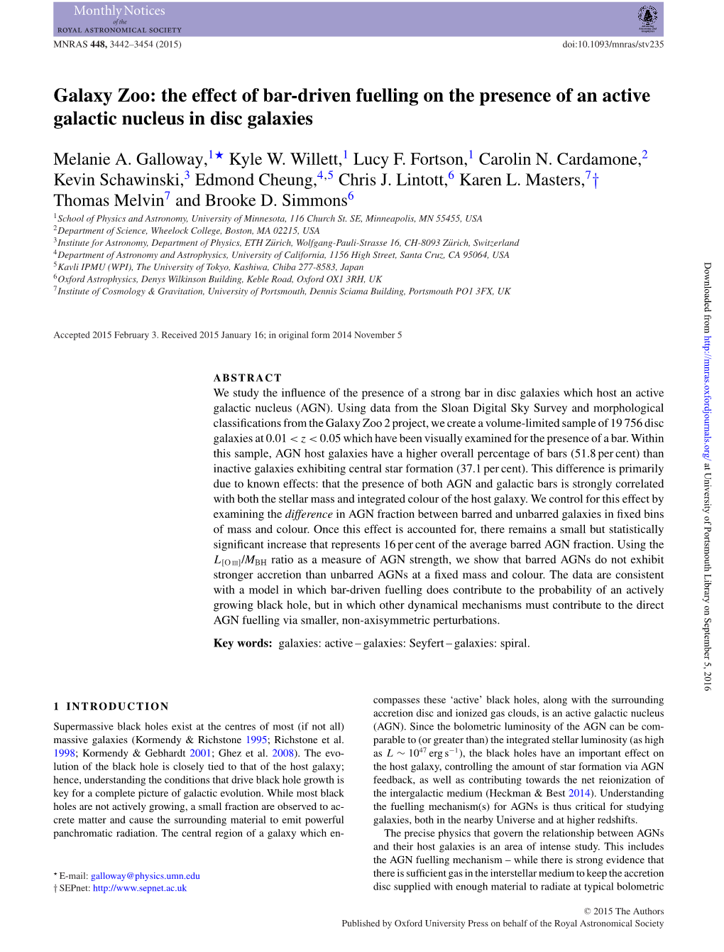 Galaxy Zoo: the Effect of Bar-Driven Fuelling on the Presence of an Active Galactic Nucleus in Disc Galaxies