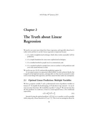 The Truth About Linear Regression