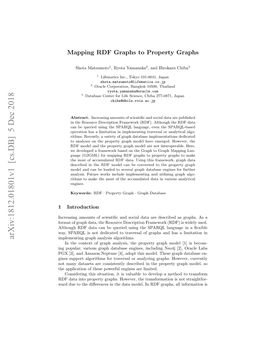 Mapping RDF Graphs to Property Graphs