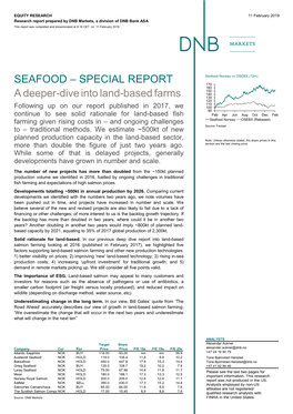 SEAFOOD – SPECIAL REPORT Adeeper-Diveintoland-Basedfarms
