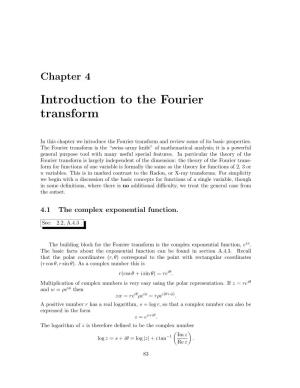 Introduction to the Fourier Transform