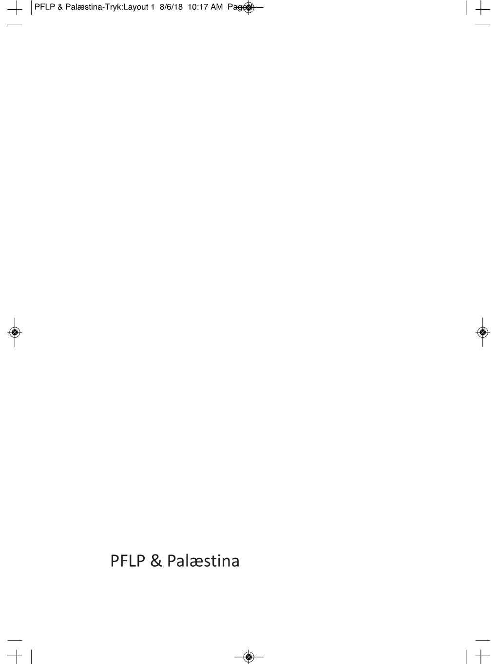 PFLP & Palæstina