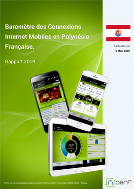 Baromètre Des Connexions Internet Mobiles En Polynésie Française. Publication Du 12 Mars 2020