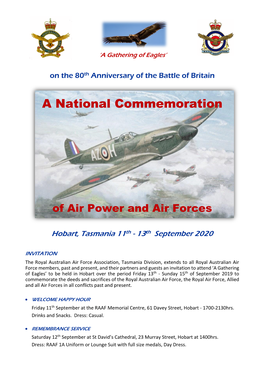 On the 80Th Anniversary of the Battle of Britain