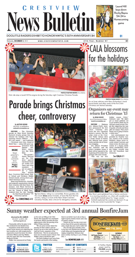 Parade Brings Christmas Cheer, Controversy