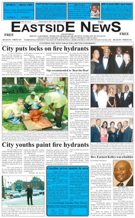 City Youths Paint Fire Hydrants Centre Party Center in Westlake